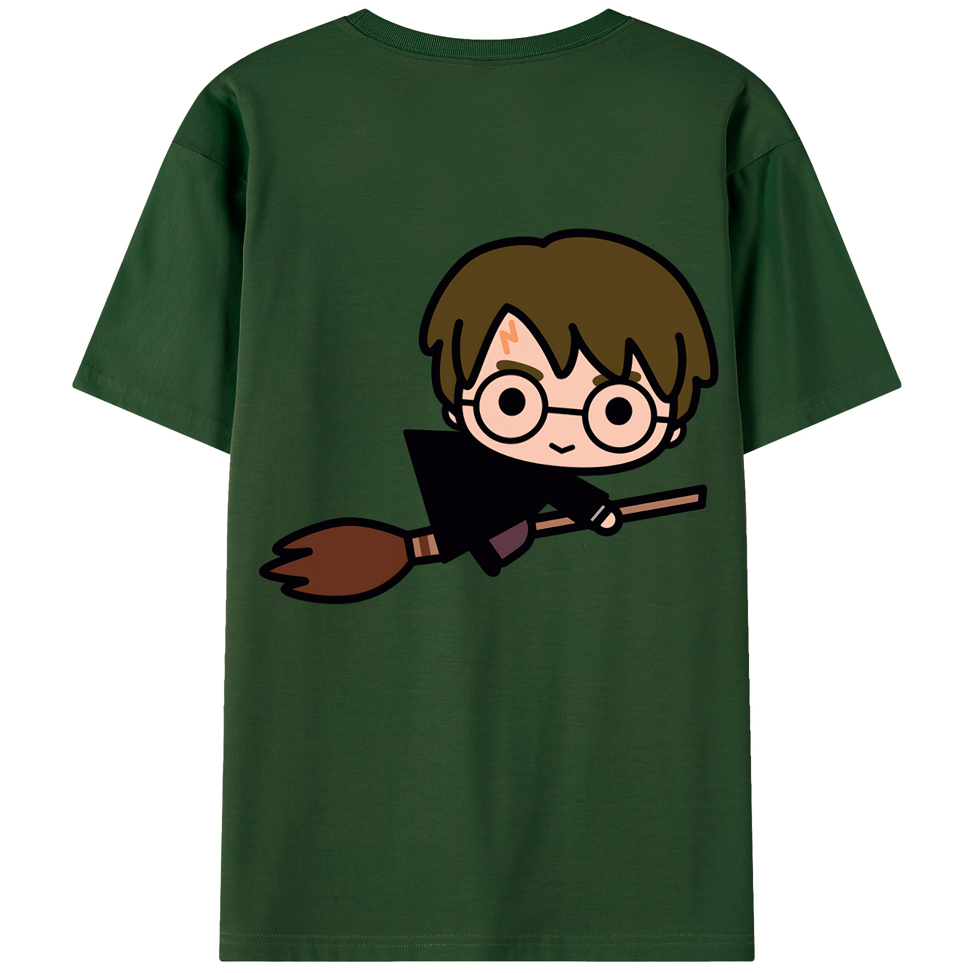 （画像用） Harry Potter ハリー・ポッターシリーズ 綿100％半袖Tシャツ（背面プリント）